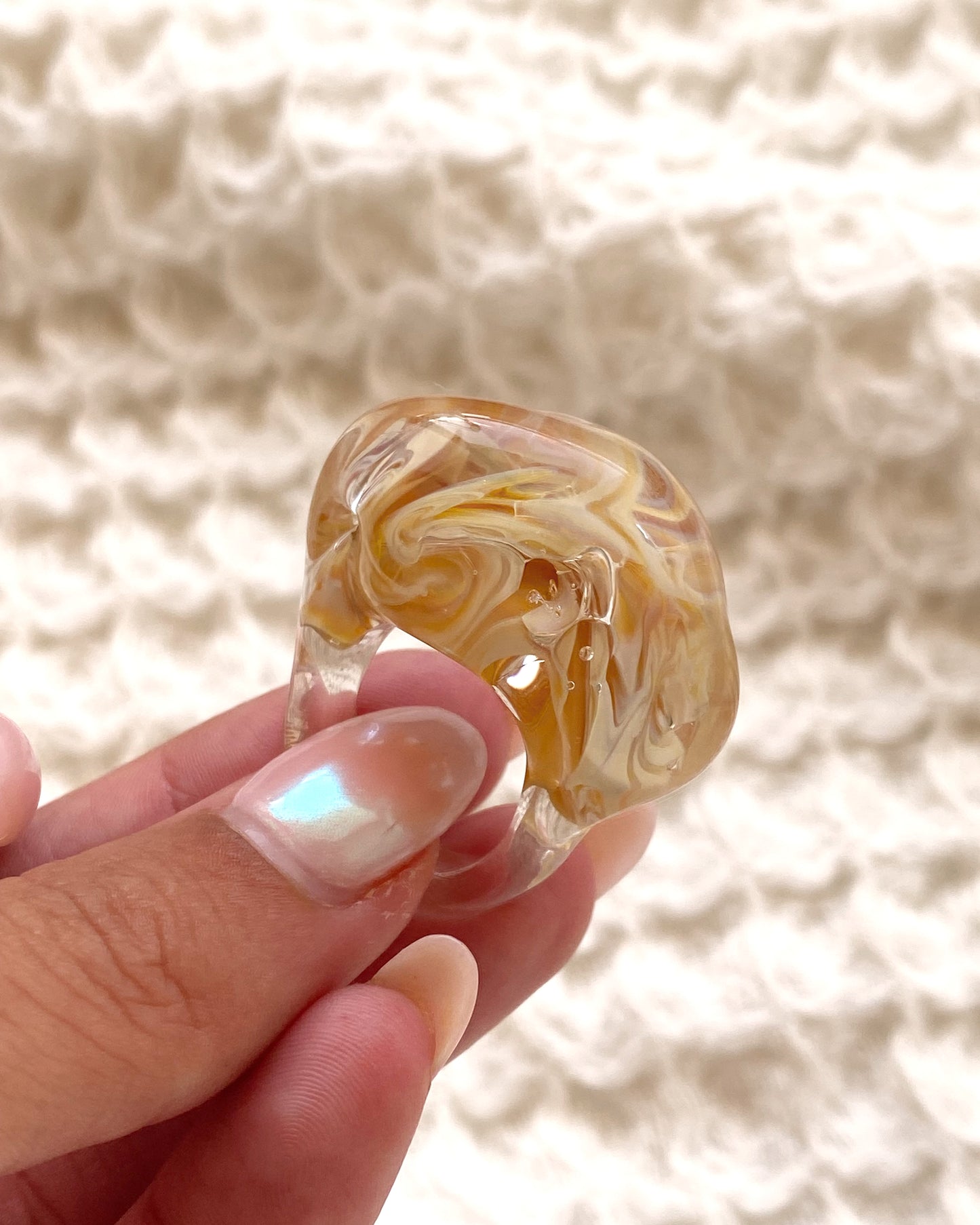 Anillo Beige