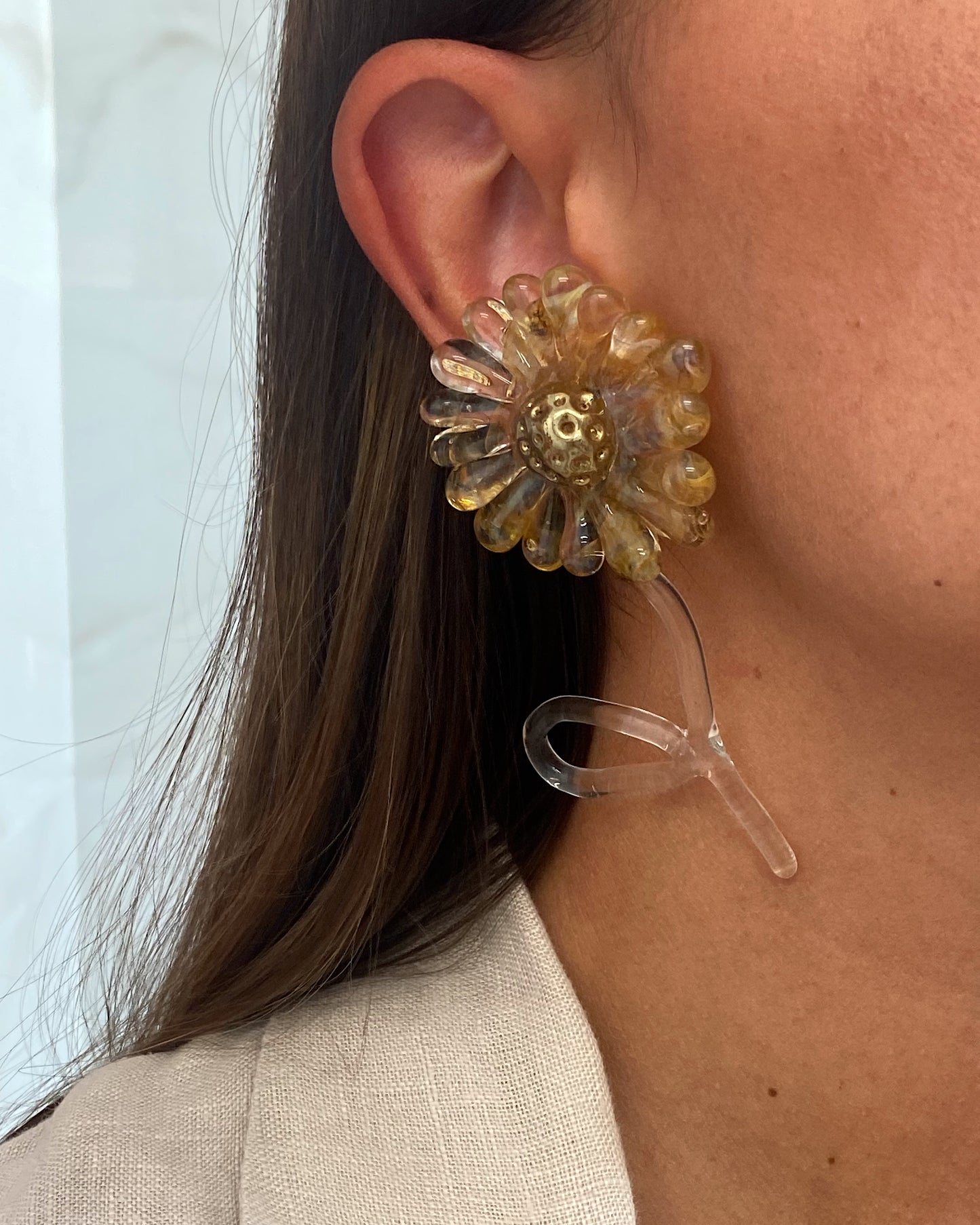 Pendientes Margarita Tierra