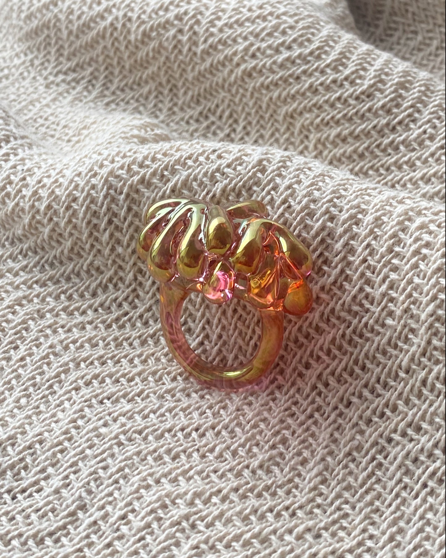 Anillo Melted Heart