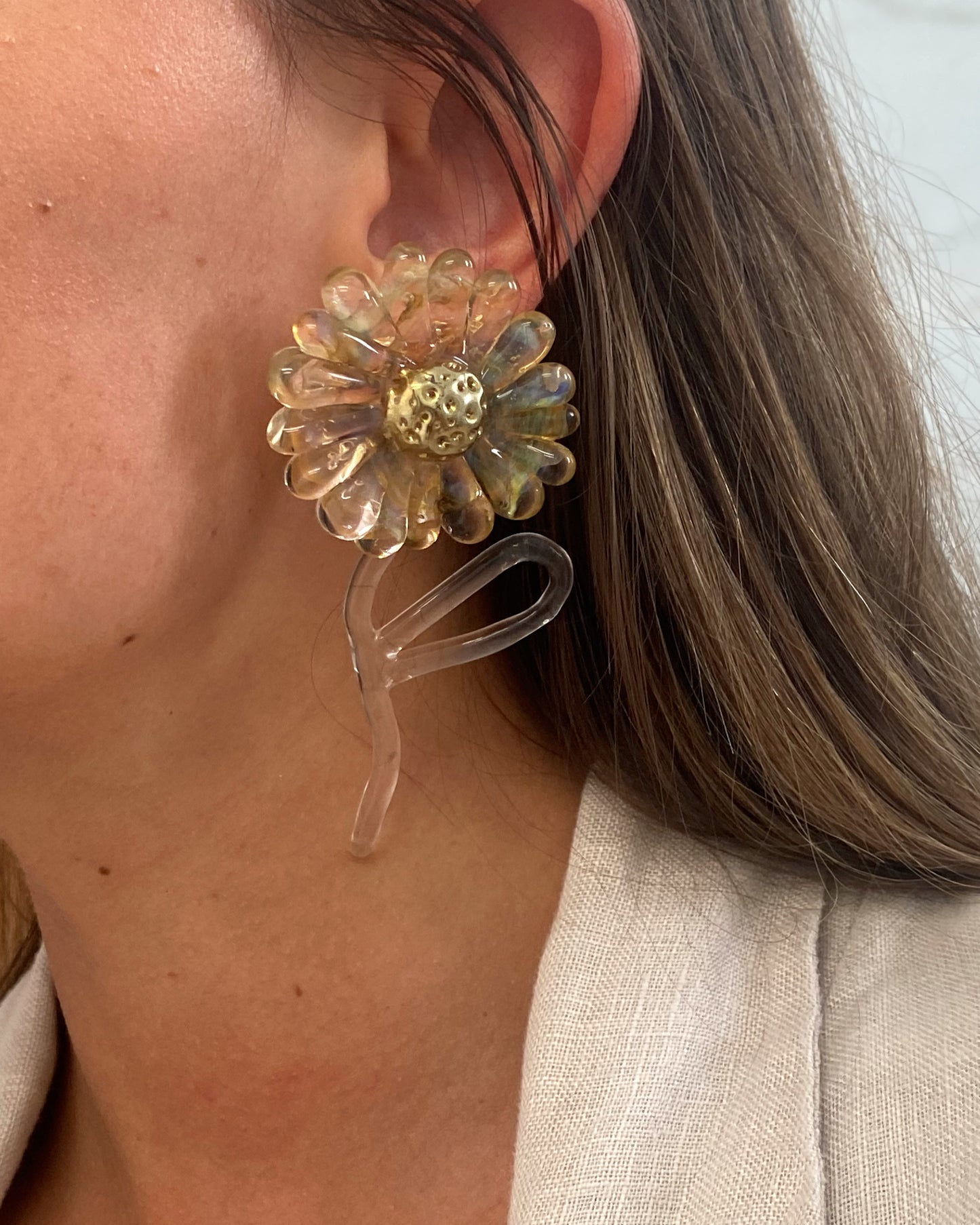 Pendientes Margarita Tierra