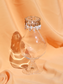 GLASS AND PEARL VASE