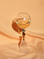 WOMAN'S BODY GLASS GOBLET