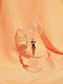 WOMAN'S BODY GLASS GOBLET