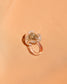 ENCAPSULATED GOLD PEARLS RING