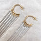 Glass Fringe Earrings